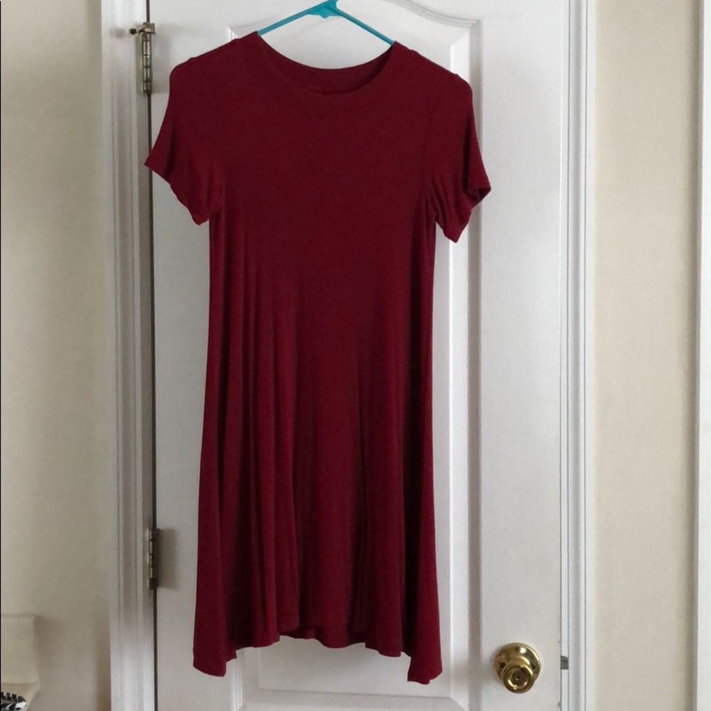 Burgundy American eagle dress